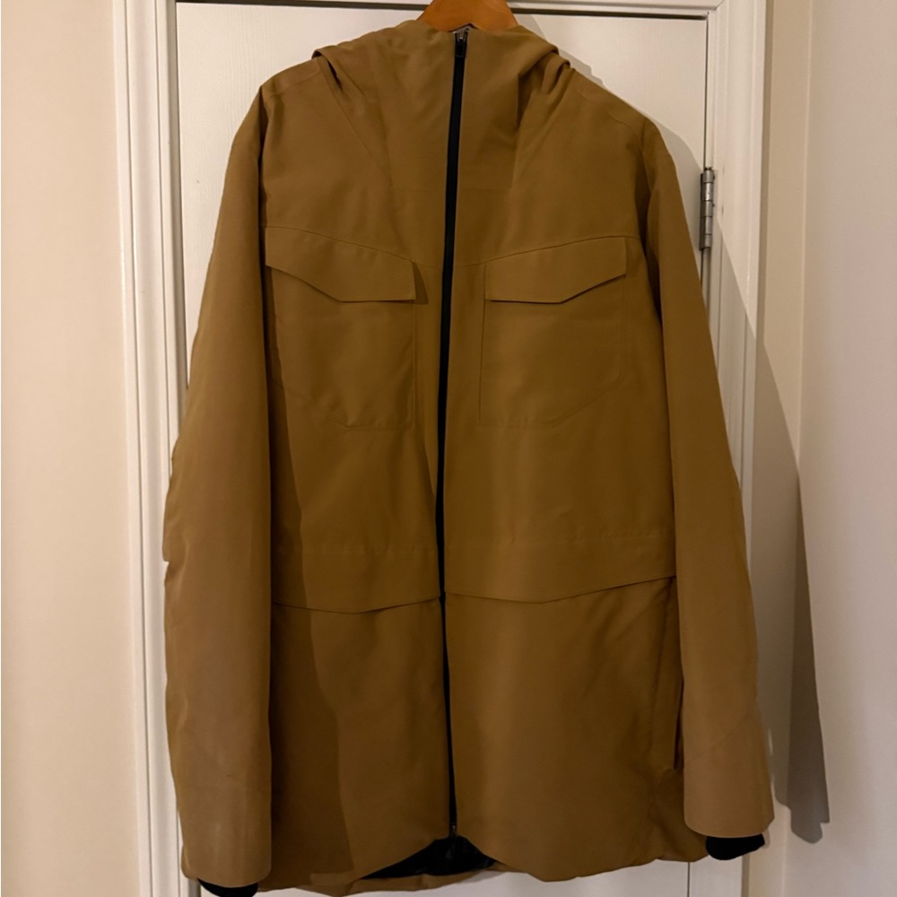 Men's RVCA Tan Hooded Jacket
